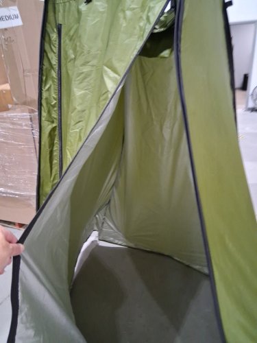 BREKMIS PORTABLE OUTDOOR CAMPING POP UP CHANGE ROOM PRIVACY TENT WITH CARRY BAG - 6.3FT - GREEN/BLACK image 5