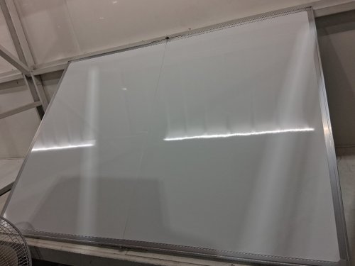 maxtek Aluminium Frame foldable Magnetic White Board for Wall - 48" x 36" - white/silver image 3