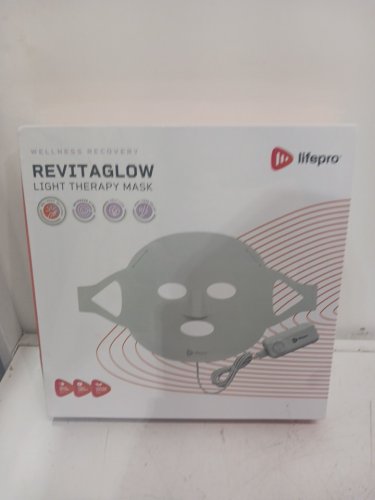 lifepro wellness recovery revitaglow pro light therapy mask - white - (model: LP-RVTGLW-WHT) image 2