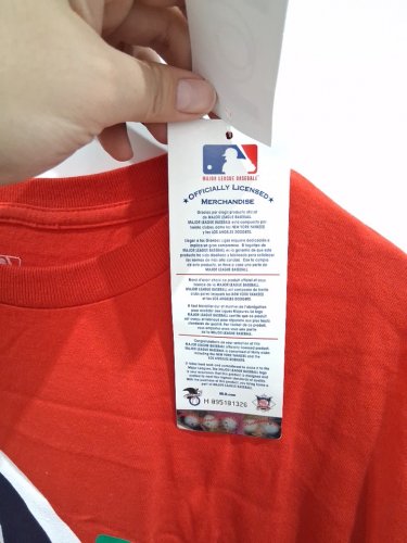 MEN'S MLB BOSTON RED SOX T-SHIRT - EXTRA LARGE - RED image 3