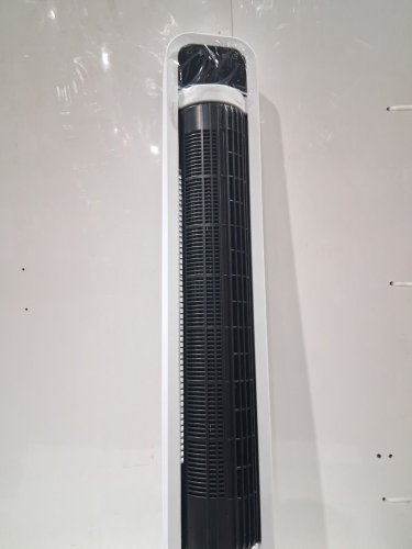 omnibreeze premium 38" Rotating tower fan with wifi CONTROL, 5-SPEEDS & REMOTE - white/BLACK (model: 5333021/dc2313r-g) image 4