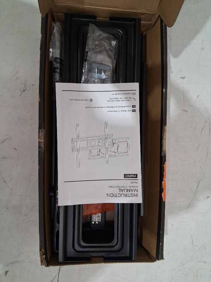 pipishell full motion tv wall mount - 26"-65" - black (model: pimfk1) image 3