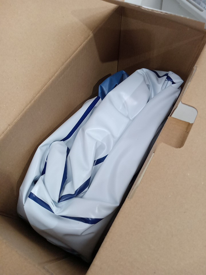 sun squad inflatable whale sprinkler - 6FT 11" - blue image 3