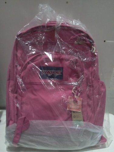 JanSport Cool Student Backpack with 2 Compartments & Ergonomic Shoulder Straps - 34L - Fits 15" laptop - Mauve Haze / Brown (STYLE: JS0A2SDDEW6) image 2