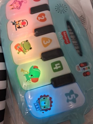 FISHER-PRICE 4-IN-1 BABY MUSICAL GLOW AND GROW KICK & PLAY PIANO GYM PLAYMAT - AGES 0+ MONTHS - MULTI-COLOUR (MODEL: HVX56) image 4
