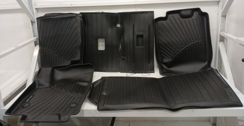 6PC Floor Mats and Cargo Liner with Backrest Mat - for 2016-2025 Dodge Durango - Black image 3