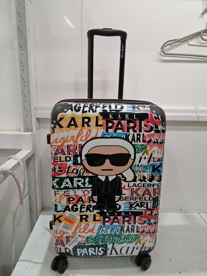 Karl Lagerfeld Paris Karl & Kat Ladies' Straight Suitcase - 25" - multicolor(model:KF418LO1-MUL-MED) image 2