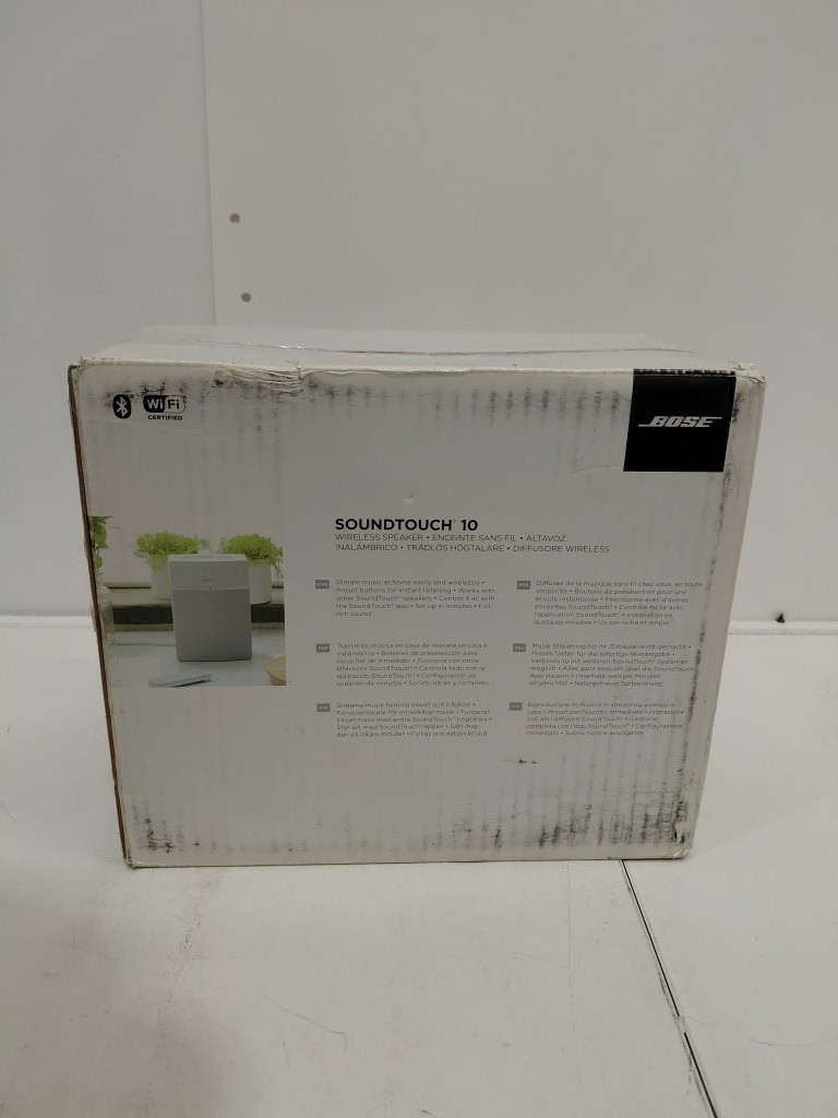 BOSE SOUNDTOUCH 10 WIRELESS BLUETOOTH SPEAKER- SILVER WHITE image 5