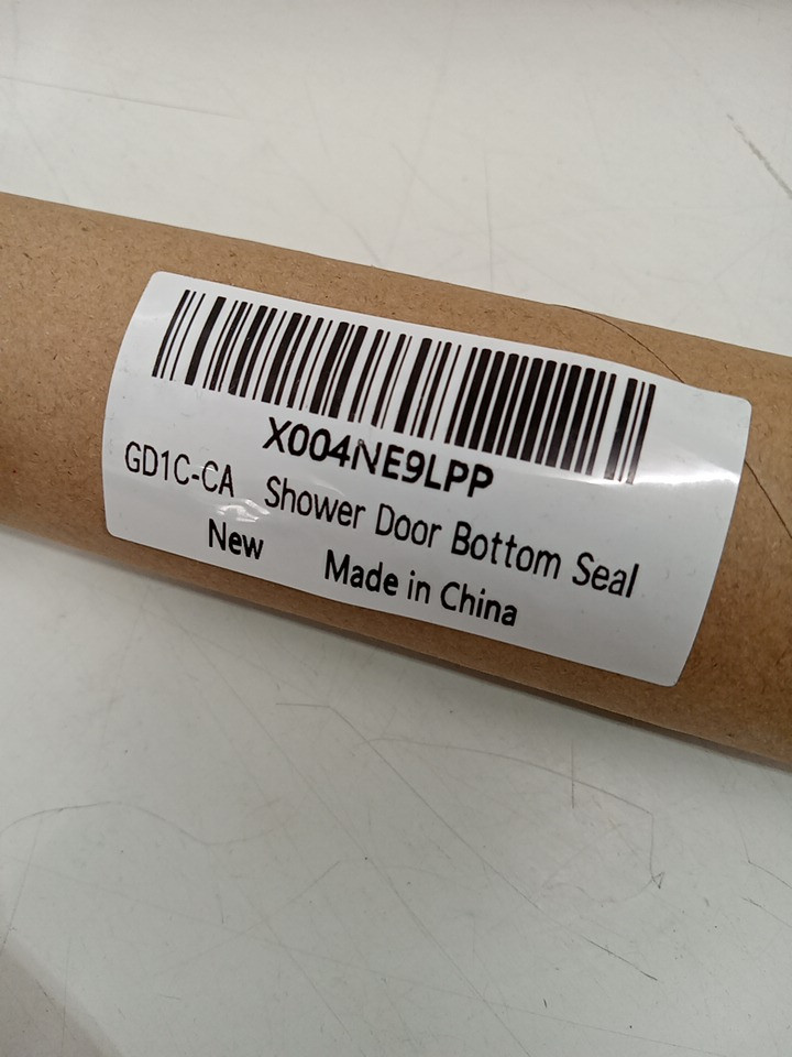 2PK waterproof & durable Bathroom Shower Door Seal Strip - for 1/4" glass - 36" / each - Clear (Model: GD1C-CA) image 4