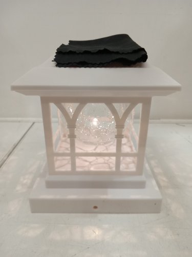 2PK AEFRELEOHT SOLAR POST CAP LIGHTS - RGB & WARM WHITE, 20 LM, IP65 WATERPROOF - white - (model: sl1688-2) image 4