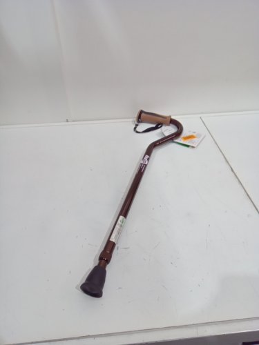 HUGO MOBILITY ADJUSTABLE ALUMINUM OFFSET Ultra Stable tip walking Cane - 28" - cocoa (model:  731-450) image 2