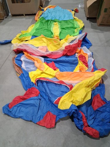 Umbalir Inflatable Bounce House with 3 Racing Slides and Ultra-Wide Climbing Wall Indoor Outdoor Castle Inflatable Trampoline - KIDS AGED 3-8 - 12FT x 10FT - blue red and yellow - (model: DFQHS2405229) image 3