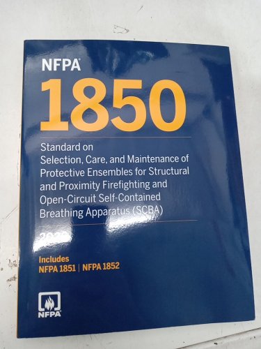 (Paperback) NFPA 1850 Standard on Selection, Care, and Maintenance of Protective Ensembles for Structural and Proximity Firefighting and Open Circuit SCBA image 2