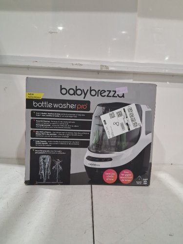 BabyBrezza Bottle Washer Pro 3-in-1 washer/sterilizer/dryer - holds 4 bottles - black/white (model: BRZ0103) image 7