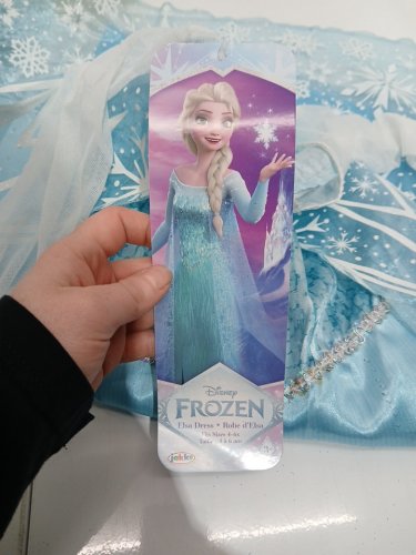TODDLER DISNEY FROZEN SNOW QUEEN ELSA COSTUME DRESS - 4-6 - BLUE image 2