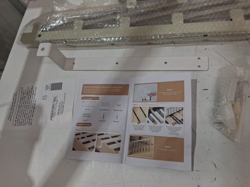 AKIMRABY Bed Rails for Elderly Adults Safety - 40"×16" - white/silver image 4