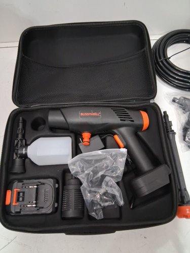 BLISSTHRILL CORDLESS battery operated PRESSURE WASHER WITH BATTERY- 21V - BLACK (MODEL: BL25028) image 4
