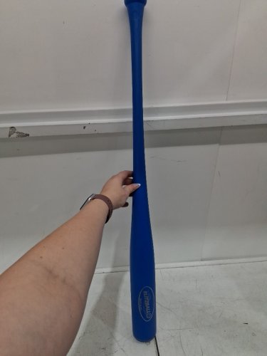 blitzball plastic lightweight baseball bat - 33" - blue image 2
