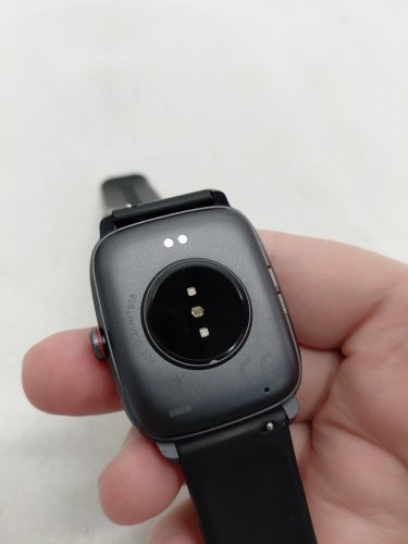 SMART FITNESS TRACKING WATCH WITH 1.7" DISPLAY, BLOOD OXYGEN, HEART RATE/SLEEP MONITOR, IPHONE/ANDROID COMPATIBILITY - BLACK (MODEL: tb39) image 4