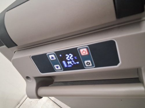 EUHOMY ELECTRIC COOLER CAR REFRIGERATOR WITH BLUETOOTH APP CONTROL - 12V/24V DC - 47QT - BLACK/GREY - (MODEL: CF-45)) image 8