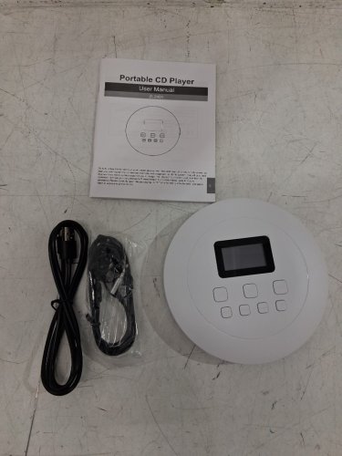Gueray LCD Display portable cd player - hifi classic - white (model: ZL2401) image 3