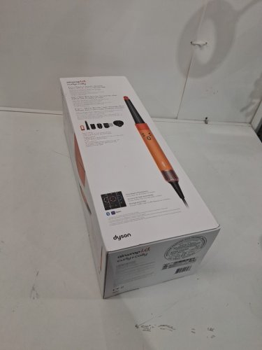 6PC DYSON i.d curly + coily airwrap multi styler and hair dryer with bluetooth - special edition ceramic apricot topaz ( model: hs08) image 7