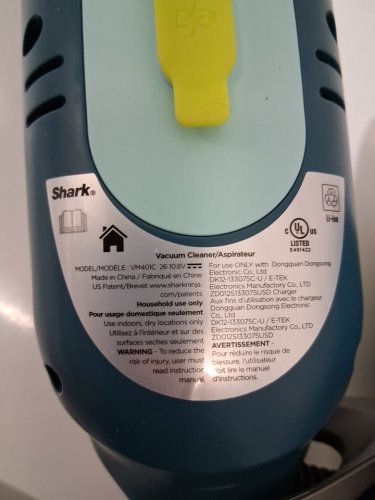 SHARK VACMOP REVEAL CORDLESS HARD FLOOR CLEANER, VACUUM AND SPRAY MOP - GREEN/BLUE (MODEL: VM401C) image 5