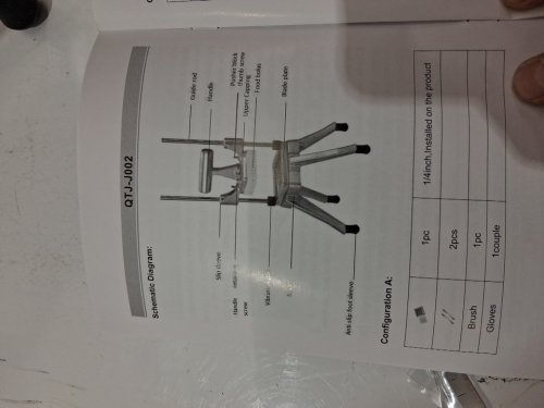 commercial vegetable and fruit cutter with grid blades for equal slices - stainless steel (MODEL: QTJ-J002) image 3