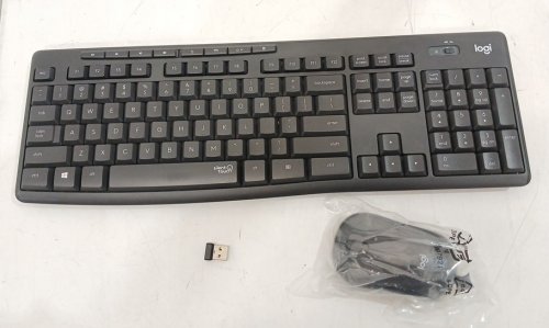 LOGITECH WIRELESS KEYBOARD WITH SILENT TOUCH TECHNOLOGY - BLACK (MODEL: MK295) image 3