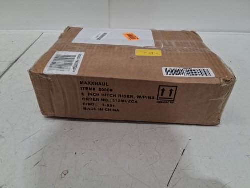 MaxxHaul Trailer Hitch Riser - 2" Receiver - 6" riser -black (model: 50909) image 3