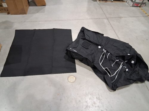 duckygoo whelping box play pen for dogs/petswith absorbent pad/birthing pad - 50" x 50" x 25" - black image 3