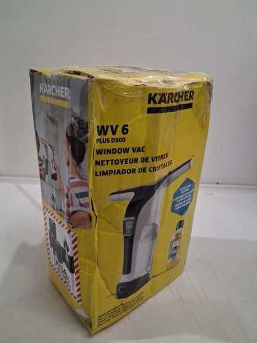 Kärcher WV6 Plus d500 2-in-1 Electric Window Vacuum Squeegee - yellow / white image 5