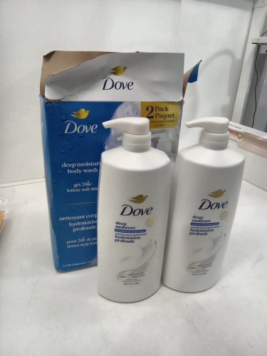 2PK DOVE deep moisture body wash - 1.04l each image 2