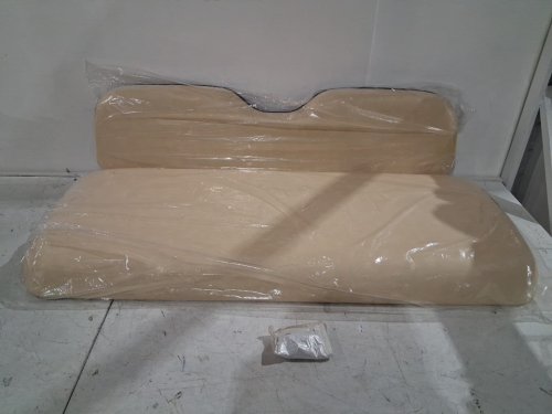 Universal Golf Cart Rear Seat Replacement Cushions - Fits EZGO, Club Car, Yamaha - BEIGE image 3