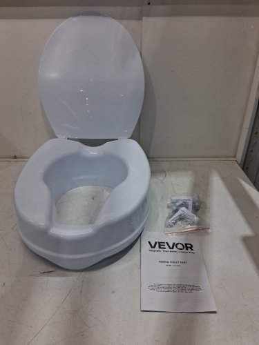 RAISED TOILET SEAT RISER - 4" RAISED - WHITE - (MODEL: FBL760600) image 3