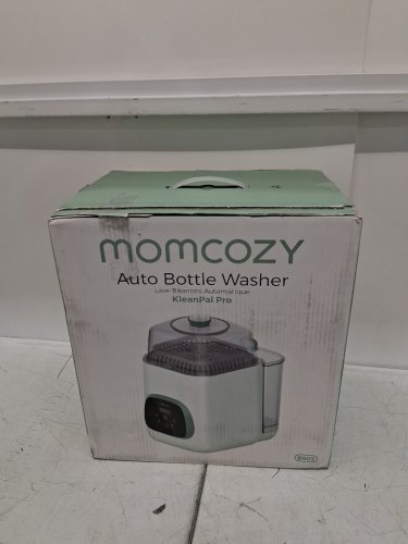 MOMCOZY KLEANPAL PRO BABY BOTTLE WASHER, STERILIZER & DRYER COMBO - HOLDS 4 BOTTLES - GREEN/WHITE (MODEL:BS03) image 2