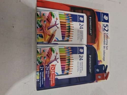 50PC STAEDTLER colouring pencil set - with pencil cases and sharpeners - assorted colours (model: 2464444) image 2