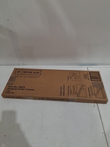 2PK SMEAD HANGING FOLDER FRAME - LETTER SIZE 23-27" - STEEL (MODEL: 64872) image 2