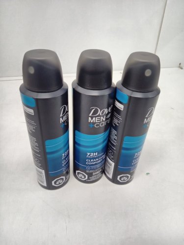 3PK DOVE men care spray deodorant - 107g each - clean comfort image 2