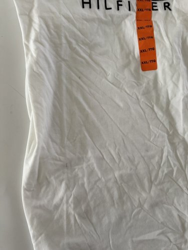 mem's tommy hilfiger embroidered crew neck t-shirt - XXL - white (style: 4411944) image 2