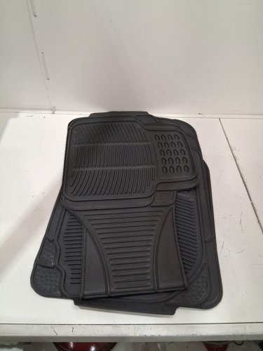 3PC FH GROUP HEAVY DUTY TRIMMABLE ALL-WEATHER CAR FLOOR MATS - Universal Fit - BLACK (MODEL: F11306-BLACK) image 4