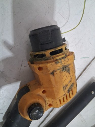 Cordless 12" String Weed Trimmer - Works with 20V Dewalt Batteries - *TOOL ONLY* - Yellow/Black image 5