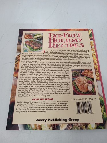 (Paperback) Fat-Free Holiday Recipes by Sandra Woodruff, RD image 3