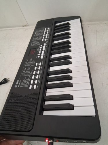 M SANMERSEN PIANO KEYBOARD FOR BEGINNERS - ELECTRONIC 37 KEY PIANO - BLACK (MODEL: BF-525A) image 5