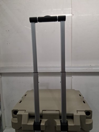 COSTWAY Leak-Proof Chest Cooler with All-Terrain Wheels - 45QT - khaki (MODEL: GP11730SA) image 9
