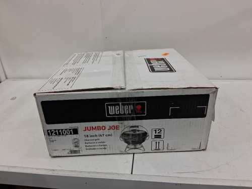 WEBER JUMBO JOE 18" PORTABLE CHARCOAL GRILL - BLACK (MODEL: 1211001) image 2