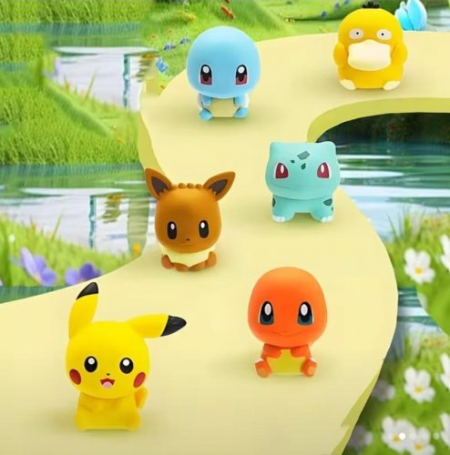 2 MINISO Pokemon Adventure Series 1 Blindbox  - Randomized Pokemon, 1.5" Figure with Pokeball image 2
