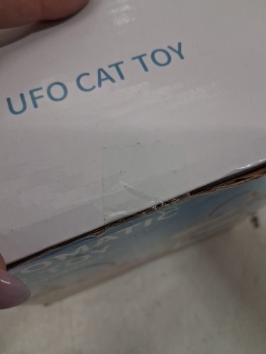2-IN-1 RECHARGEABLE AUTOMATIC INTERACTIVE UFO CAT TOY - WHITE image 3