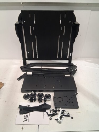 Adjustable and Foldable Simulator Stand for Gaming Cockpits - black (model: qy-gl08) image 4