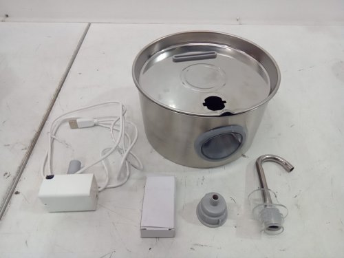 GIOTOHUN Stainless Steel Quiet Automatic Cat Water Dispenser fountain - 2.2L - Silver - (model:S11) image 3